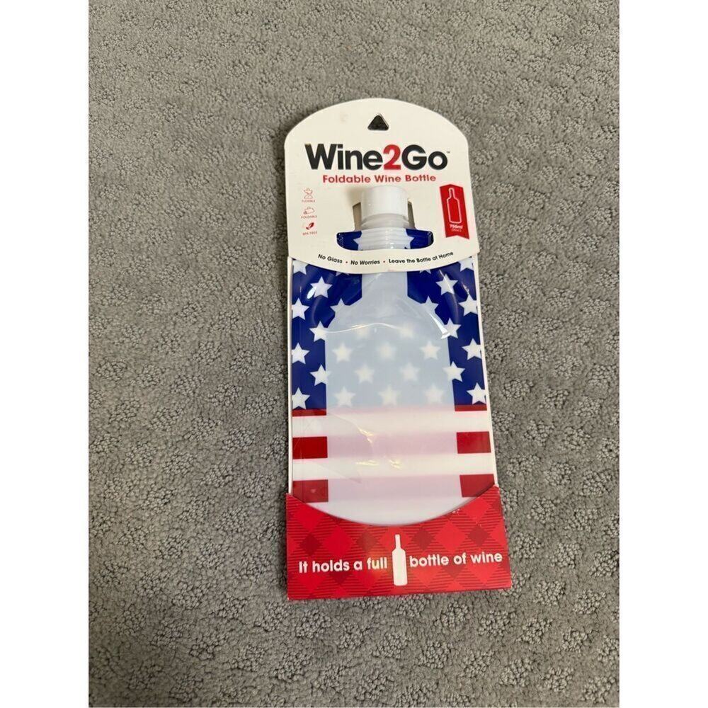 ⭐️3 for $10⭐️ Wine 2 Go Full Bottle Plastic Bag Travel Container